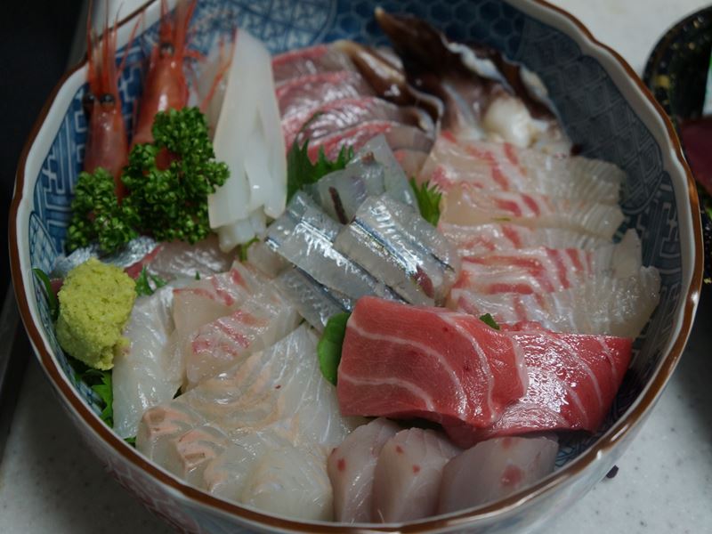 10種のお刺身です。