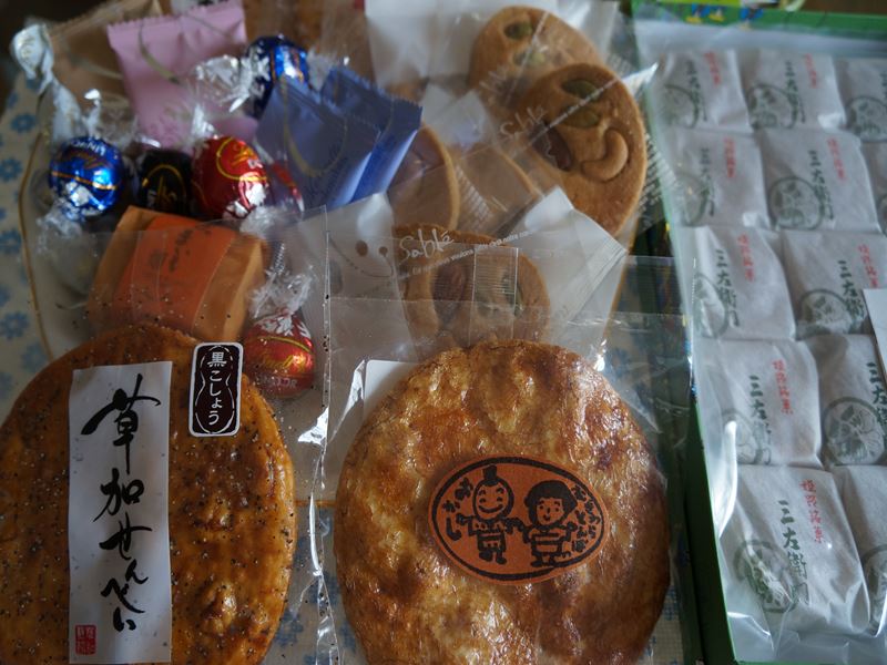 お菓子がいっぱい