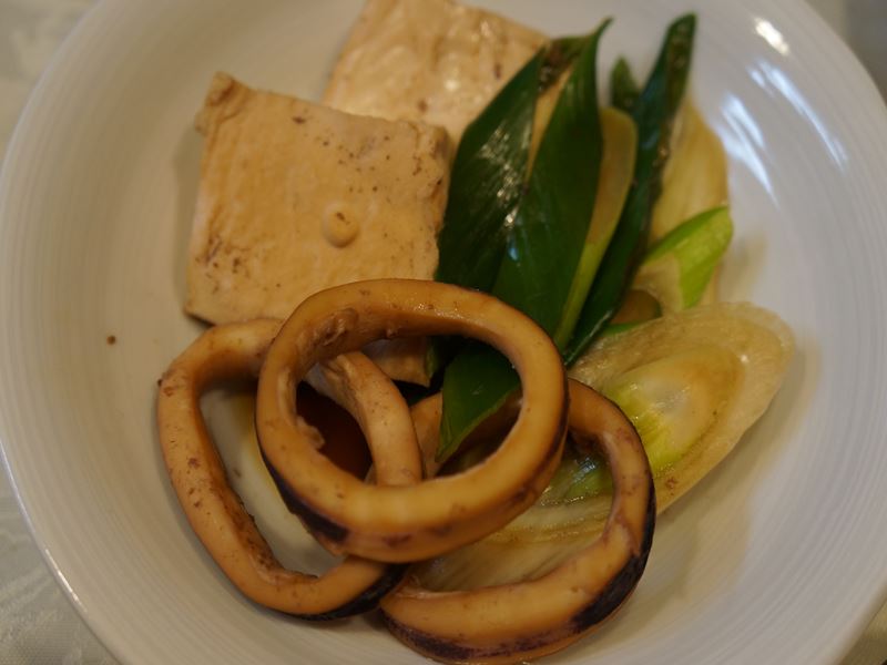豆腐と烏賊