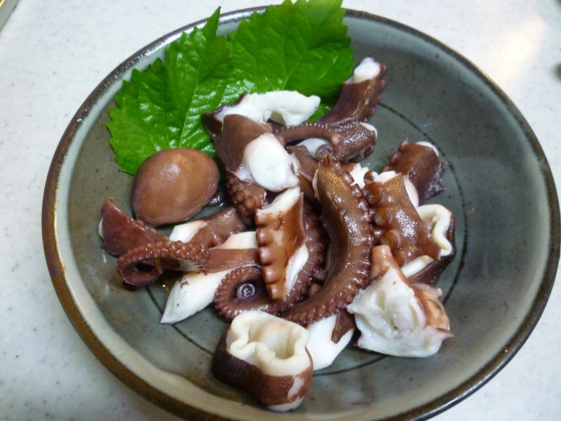 タコの刺身