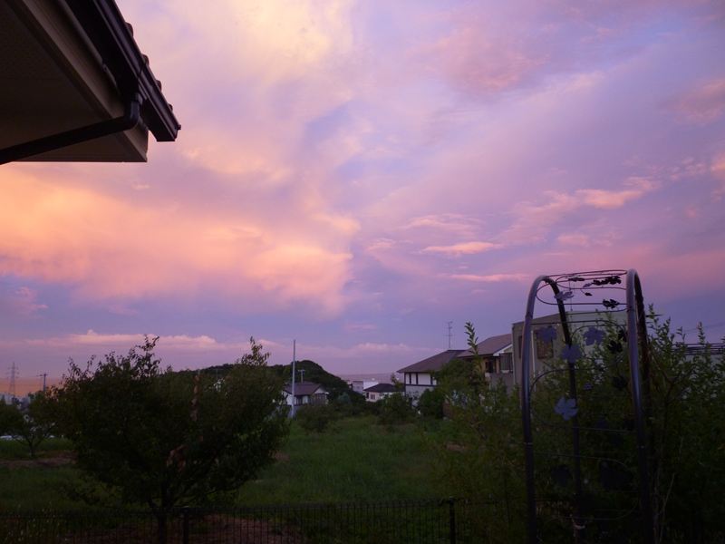 夕焼け雲　の反射２