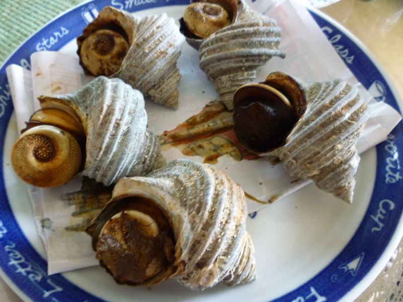 さざえの塩焼き