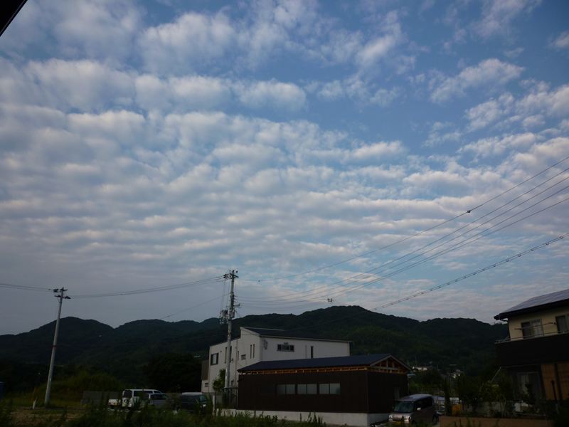 9月22日の朝空