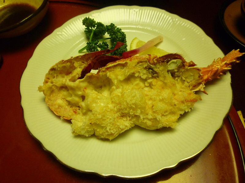 伊勢海老のクリーム焼き