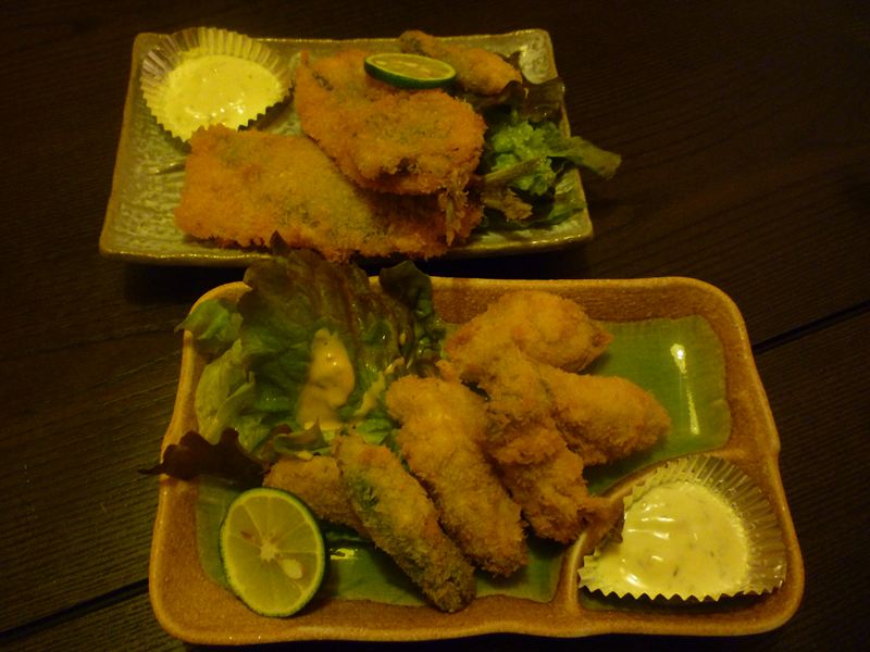 カキフライ・鰯のフライ