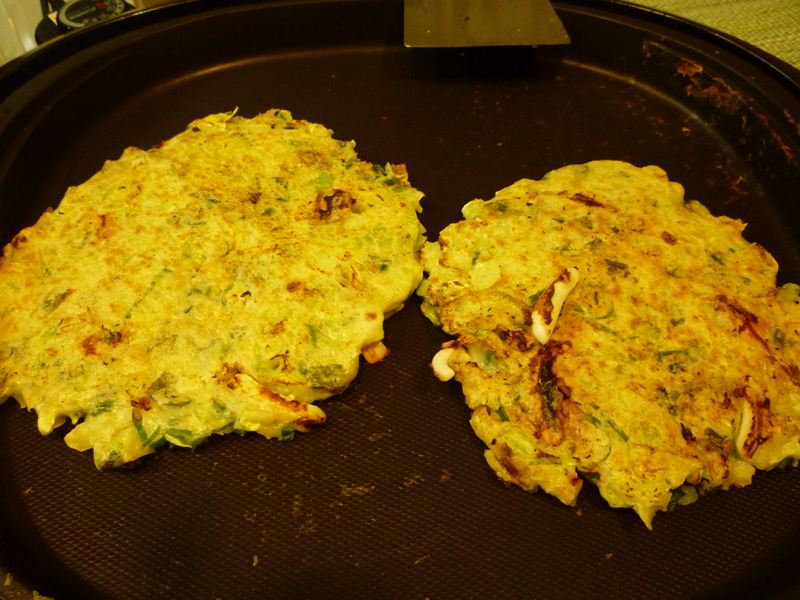 烏賊のお好み焼き