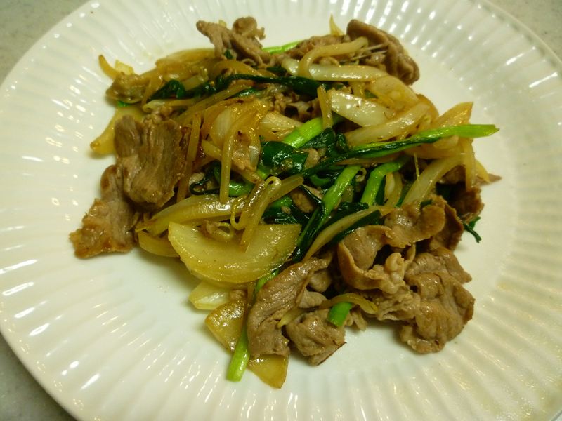 豚肉炒め