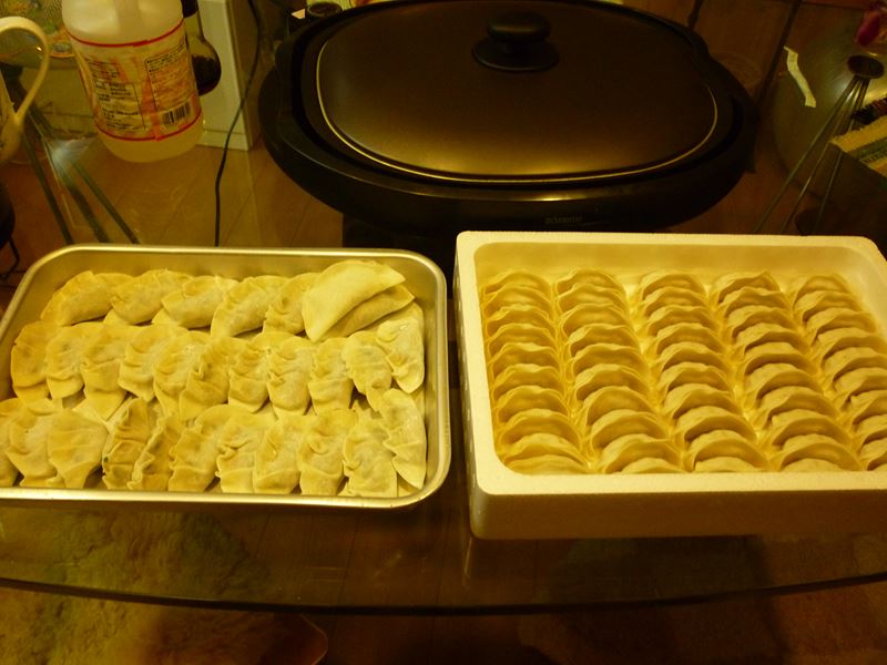 家の餃子と・・