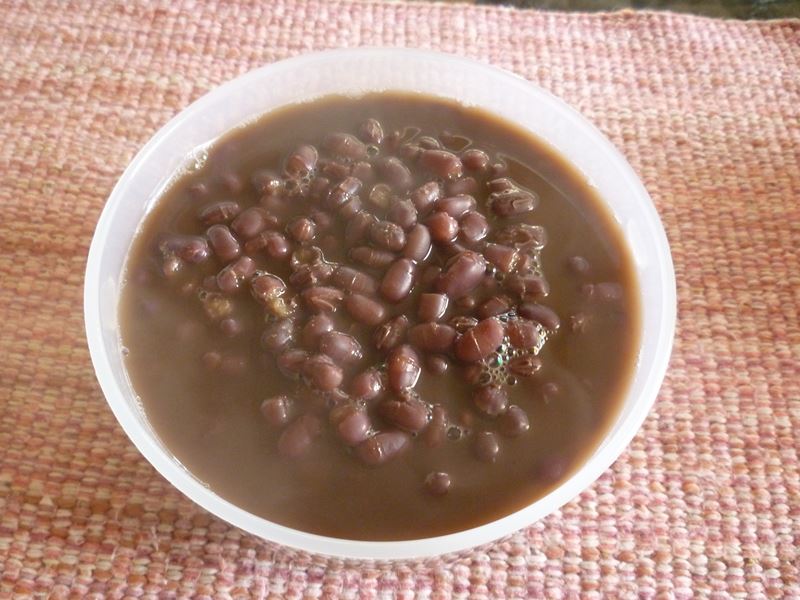 赤飯用に取る