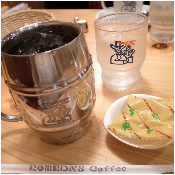 アイスコーヒーたっぷり