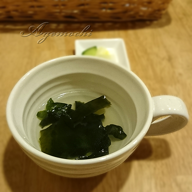 定食のスープ