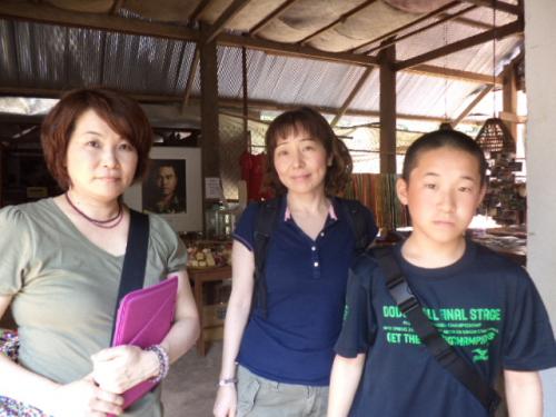 福岡の大野さん母子と義理の妹さん