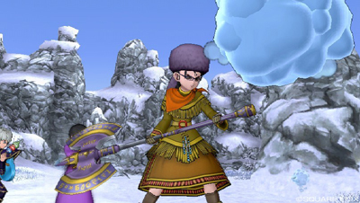 DQXのレンジャーコートを装備した姿
