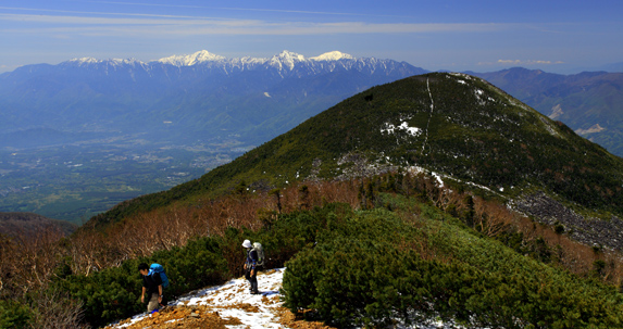 編笠山