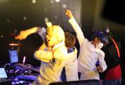 ラストB2BのDJブース