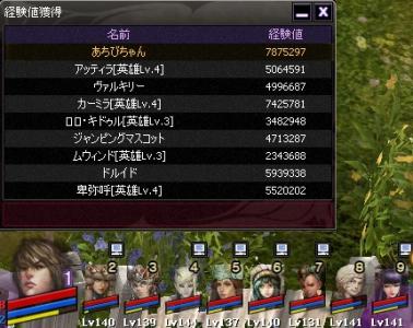 ビンゴ1倍経験値