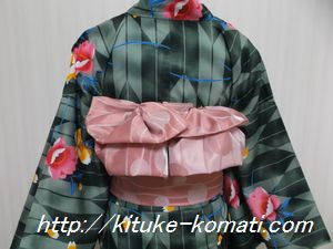 浴衣兵児帯帯結び1