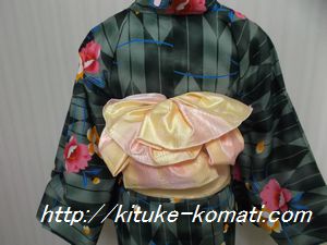 浴衣兵児帯帯結び3