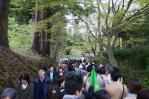 参道はごったがえし
