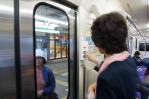 降車時にドアを開けるボタン
