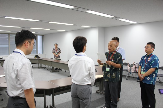 防衛省要望書提出