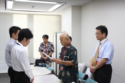 総務省要望書提出