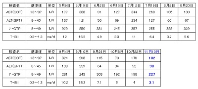 検査結果表7