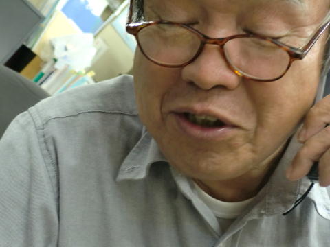 ベルト名入れ受け取りに来社です!!