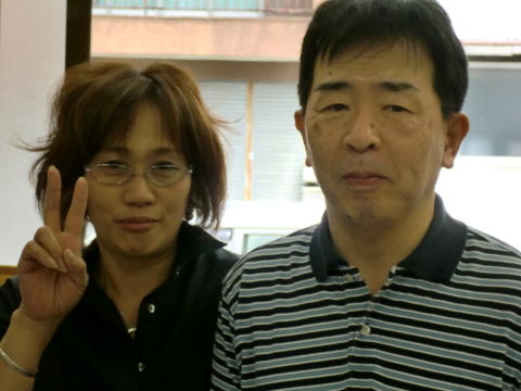 ベルト名入れ受け取りに来社です!!