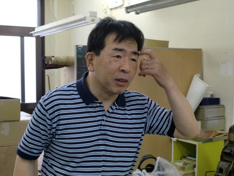 ベルト名入れ受け取りに来社です!!