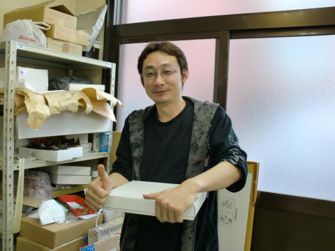 ベルトの名入れの受け取りです!!!