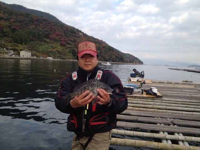 高村さんとチヌ