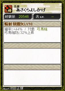 騎射 狭間矢LV10-1