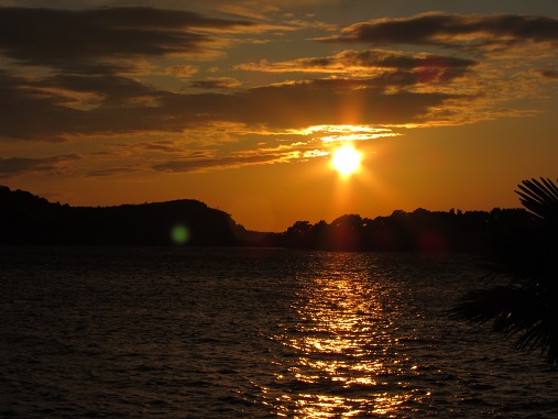 夕日