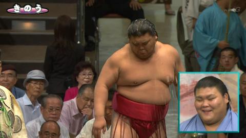 塩をかぶった大喜鵬関