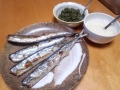 秋刀魚の塩焼き 20140130