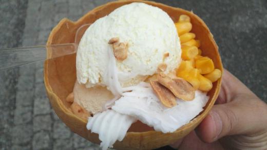フレッシュココナッツアイスクリーム②