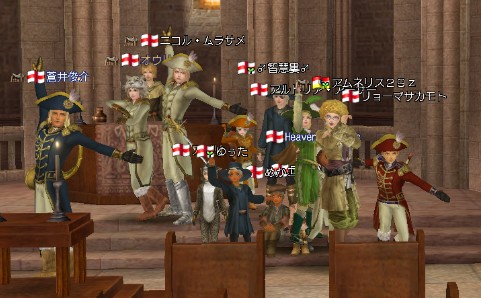 山賊無双メンと記念撮影