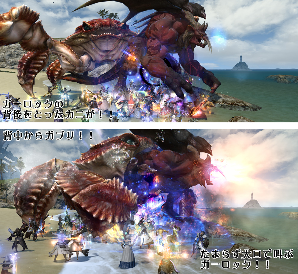 Don Flyer 日記 大乱闘ガーロックvs冒険者vsカニ Final Fantasy Xiv The Lodestone