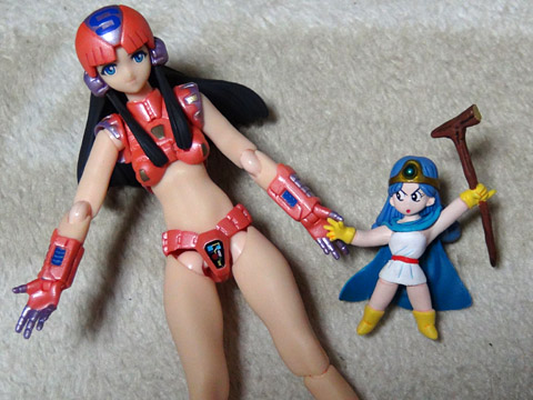 「Figma プラレス3四郎 桜姫」 女賢者と握手させた