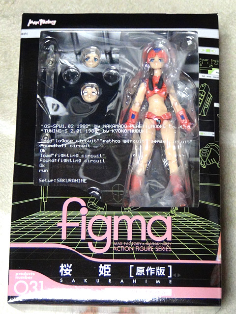 「Figma プラレス3四郎 桜姫」 パッケージ表