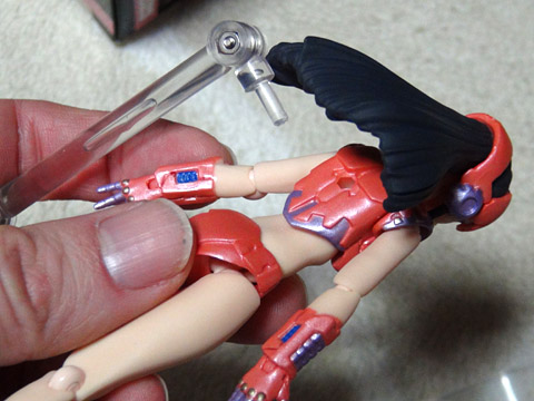 「Figma プラレス3四郎 桜姫」 背中を見た
