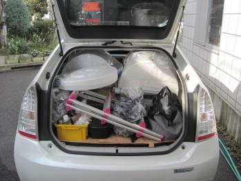 荷物満載後ろ