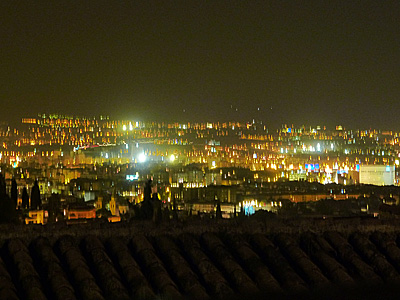 グラナダの夜景