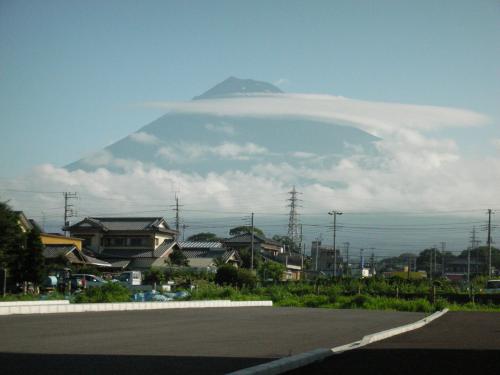 朝の富士山2