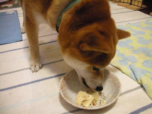 ちぎって食べる
