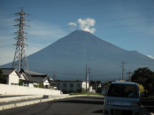 朝の富士山