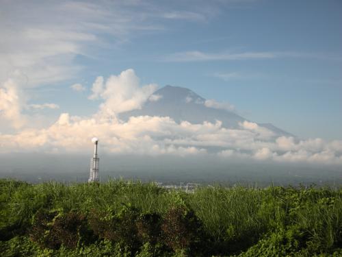 夕方の富士山