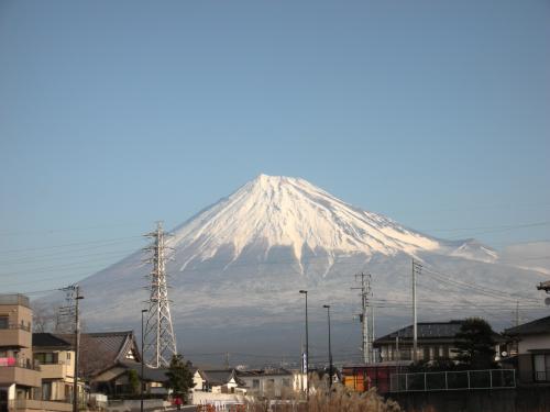 真っ白富士山