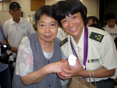 チヨさんと小原選手
